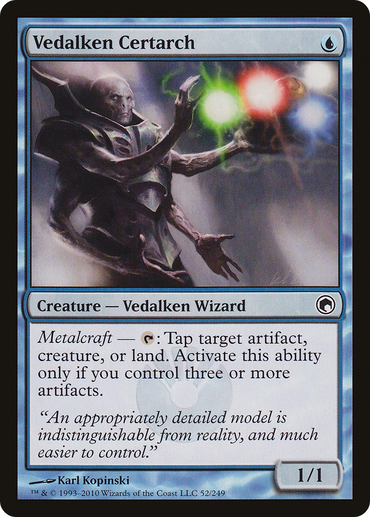 Vedalken Certarch (SOM-052) - Scars of Mirrodin Foil