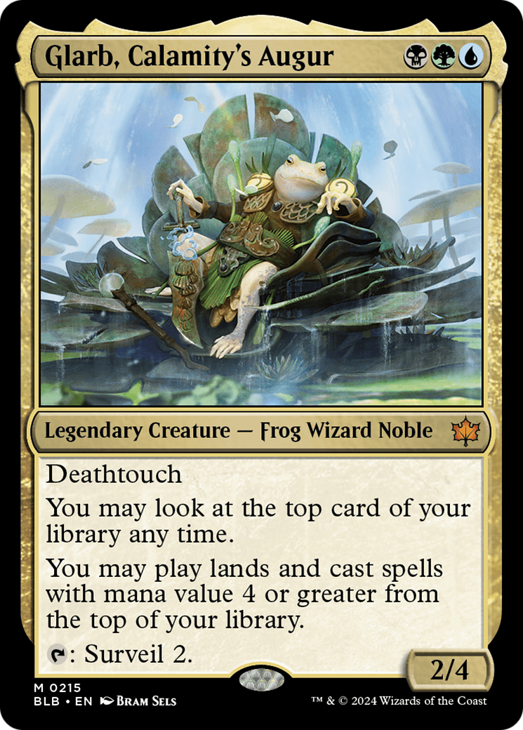 Glarb, Augure de la Calamité (BLB-215) - Bloomburrow Foil 