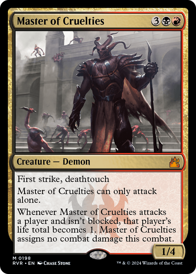 Maître des Cruautés (RVR-198) - Ravnica Remastered Foil