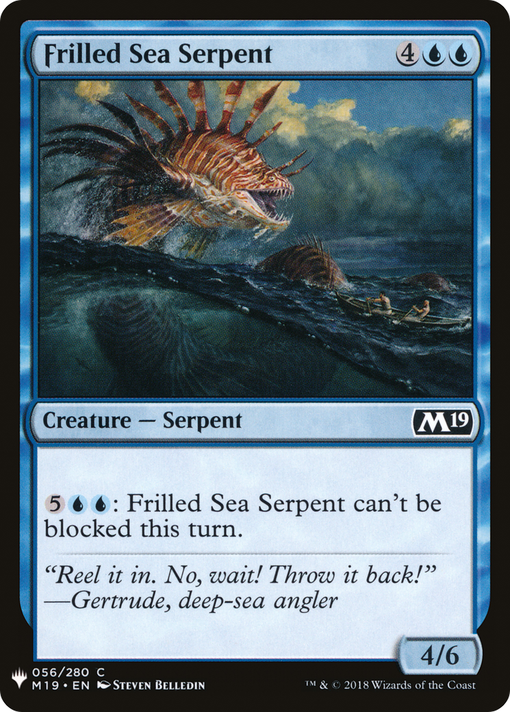 Frilled Sea Serpent (LIST-056) - The List