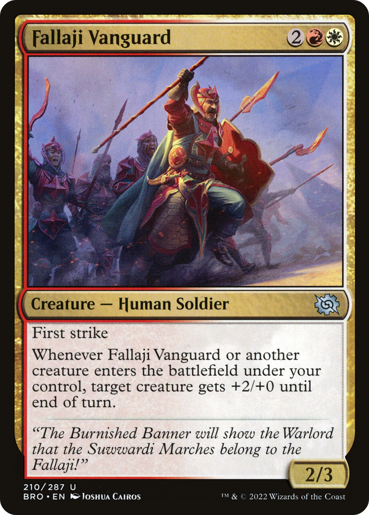 Fallaji Vanguard (BRO-210) - The Brothers' War