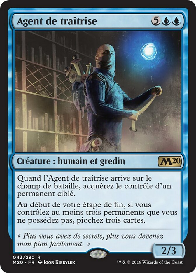 Agent of Treachery (M20-043) - Core Set 2020 - French - NM