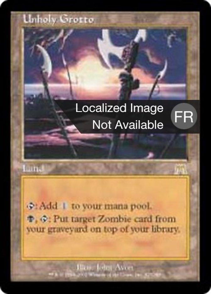 Unholy Grotto (ONS-327) - Onslaught - French - MP