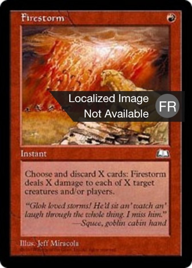 Firestorm (WTH-101) - Weatherlight - French - NM